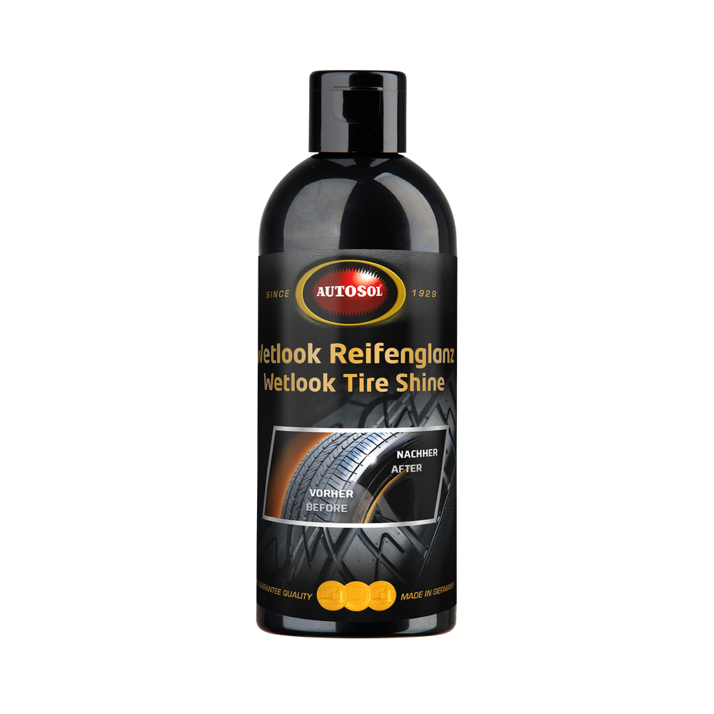 Care product that protects all types of tyres against dehydration and embrittlement.