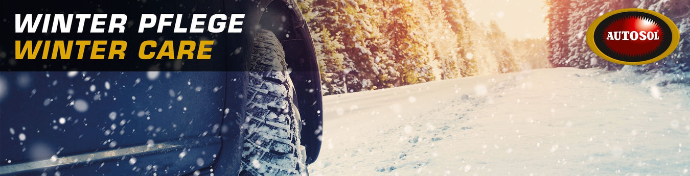 AUTOSOL® WINTER PFLEGE - Mit den WINTER PFLEGE Produkten von AUTOSOL® rüsten Sie Ihr Fahrzeug gegen widrige Umwelteinflüsse. Die Umfangreiche Produktpalette schützt Ihr Fahrzeug vor Salz und Frost in der kalten Jahreszeit.